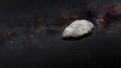 Asteroide de 67 metros fará passagem próxima à Terra na segunda-feira - Imagem do artigo original