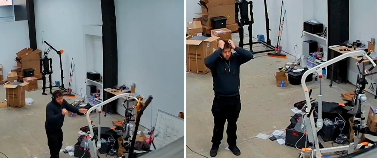 Robô humanoide da REK entra em surto durante teste e derruba estrutura no laboratório - Imagem do artigo original