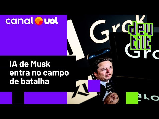 Grok, IA de Elon Musk, fecha contrato de US$ 200 milhões com o Departamento de Defesa dos EUA - Imagem do artigo original