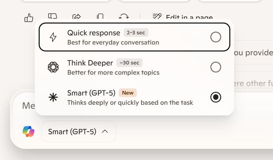 Microsoft integra GPT-5 ao Copilot e amplia recursos de IA em seus serviços - Imagem do artigo original