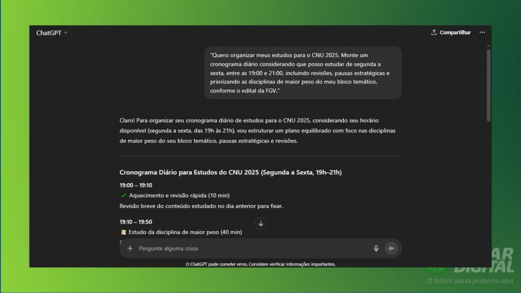 ChatGPT ganha força como ferramenta de estudo para o CNU 2025 - Imagem do artigo original