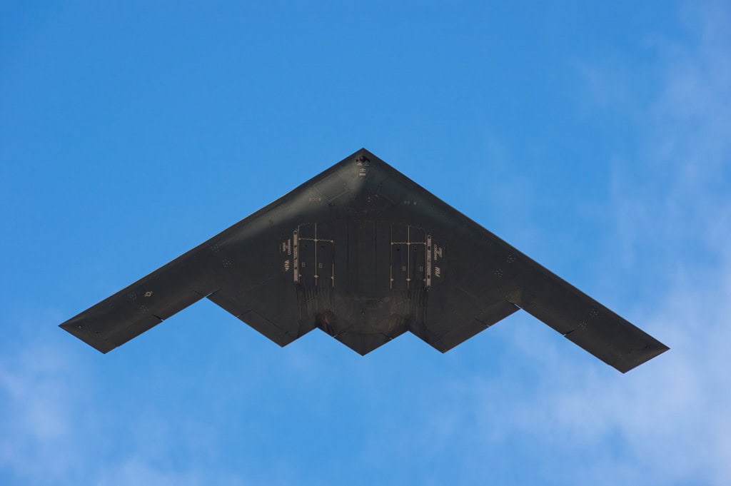 Bombardeiro B-2 Spirit: o “avião invisível” que acompanhou a chegada de Vladimir Putin aos EUA - Imagem do artigo original