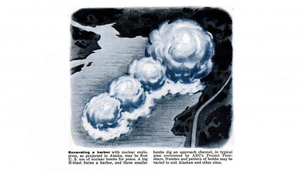 Quando os EUA planejaram escavar um porto com bombas atômicas no Alasca - Imagem do artigo original