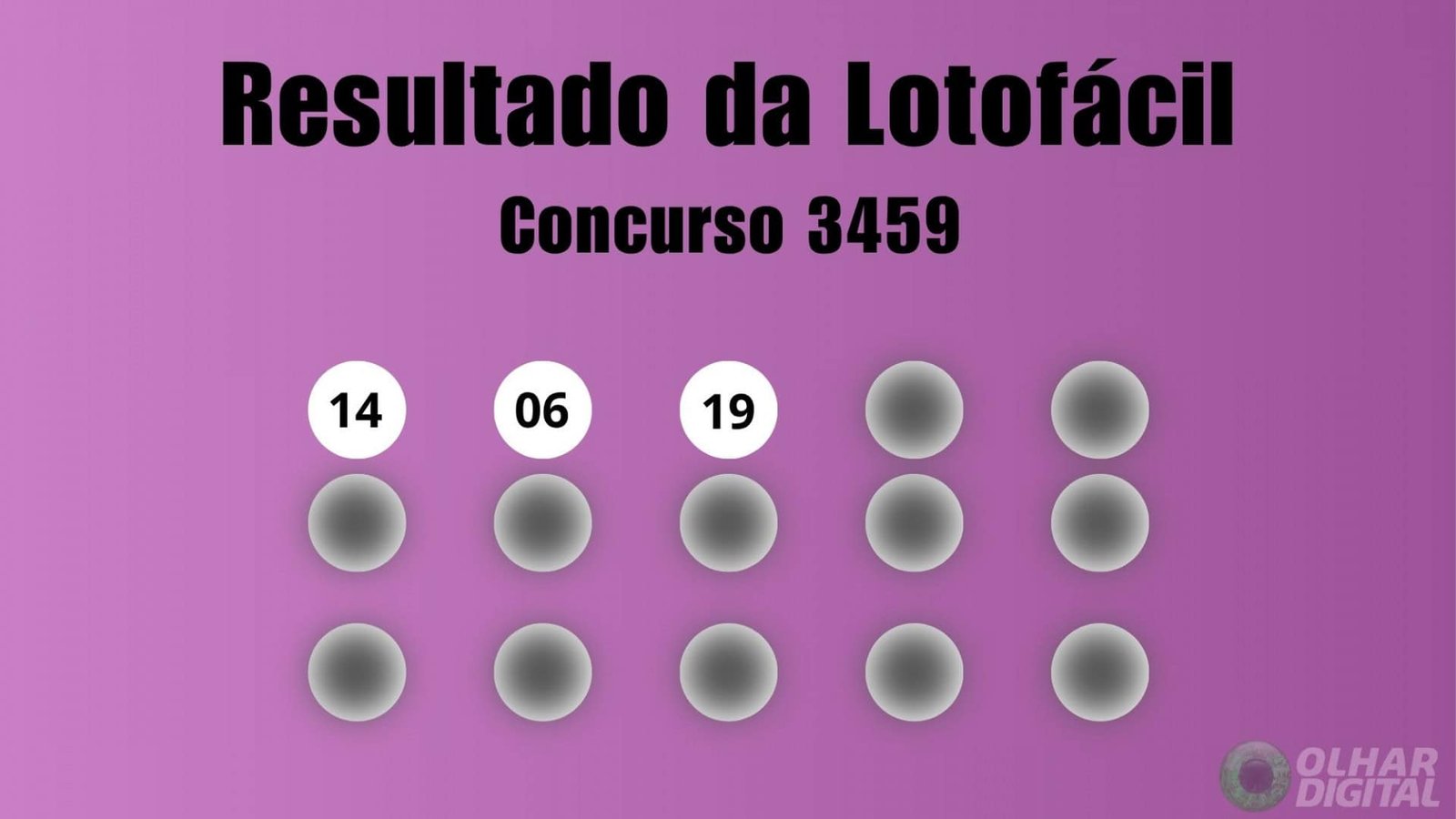 Lotofácil 3459: resultado completo do sorteio de R$ 1,8 milhão deste sábado - Imagem do artigo original