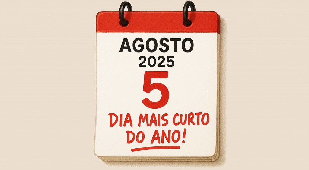 Terra gira mais rápido e faz de 5 de agosto o dia mais curto de 2025 - Imagem do artigo original