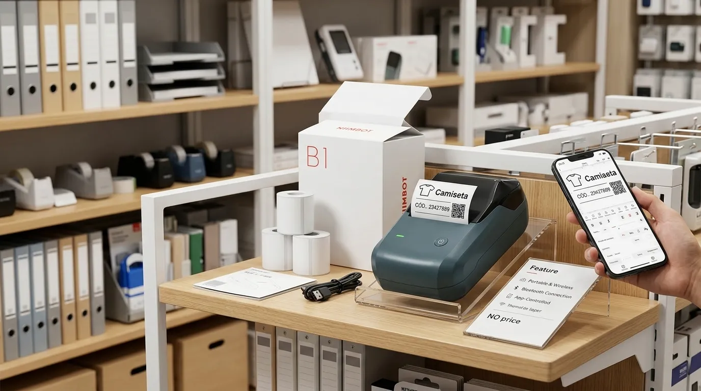 Impressora Niimbot B1 para Lojas de Cosméticos e Perfumaria em Oferta