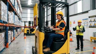 Curso empilhadeira retrátil