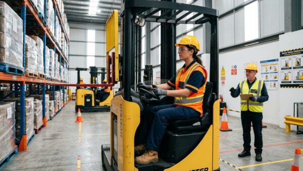 Curso empilhadeira retrátil